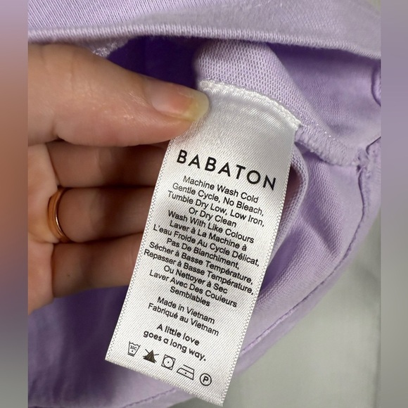 Babaton Lavender Purple Oversized Boxy Muscle Tank Top XXS - Picture 6 of 7